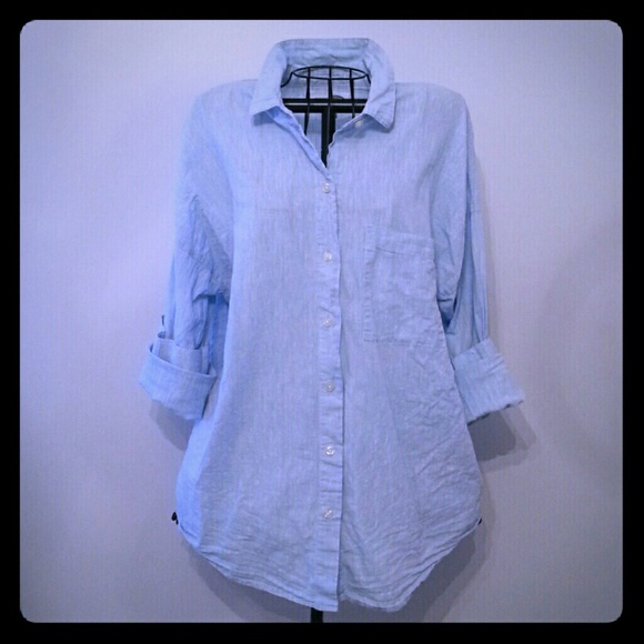 Old Navy Tops - Boyfriend ~ Linen Blend